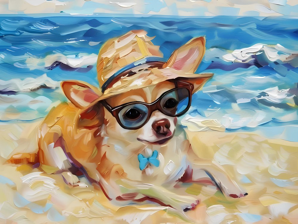 Semester på stranden i Chihuahua av Avanesova Elena