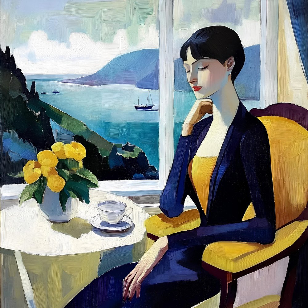Elegant havsutsikt av Avanesova Elena