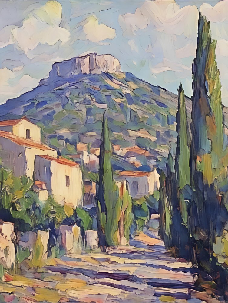 Mountain Village Cypress Path av Avanesova Elena