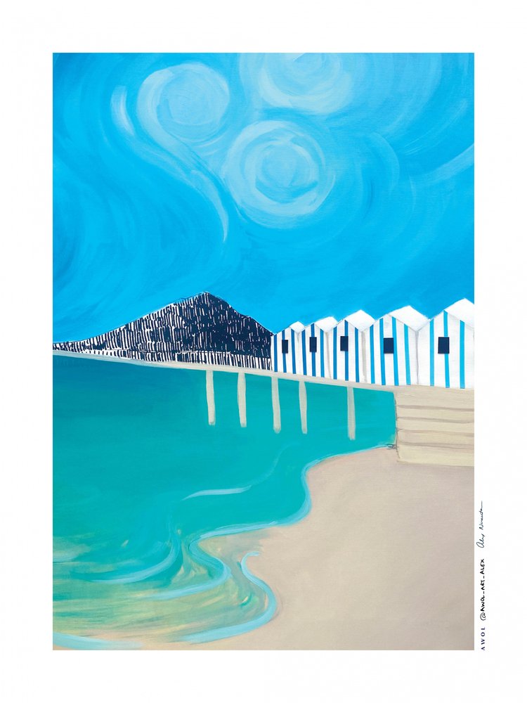 AMALFIKUSTEN, ITALIEN av Awol Art Alex