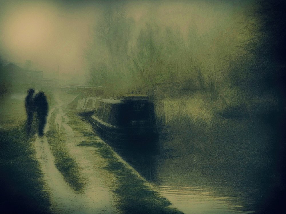 Promenad längs Misty Canal av Bill Eiffert
