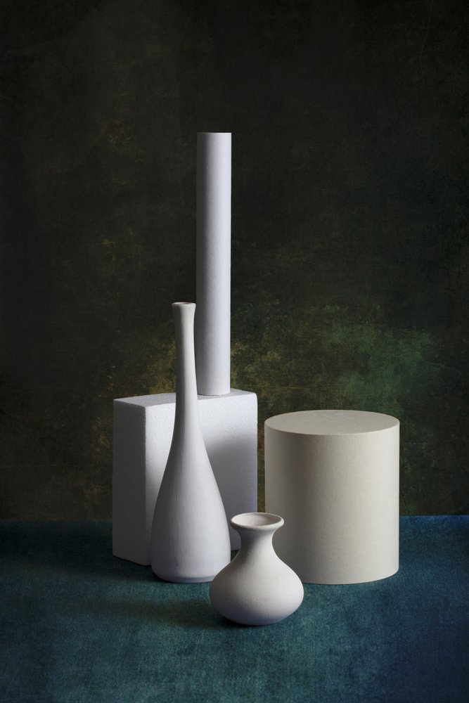 Eleganta geometriska vaser av Brig Barkow