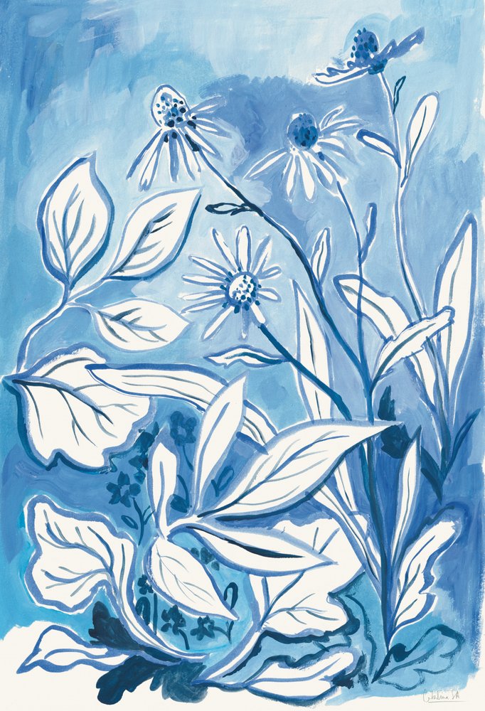 Blå botaniska trädgården av Catalina Somolinos