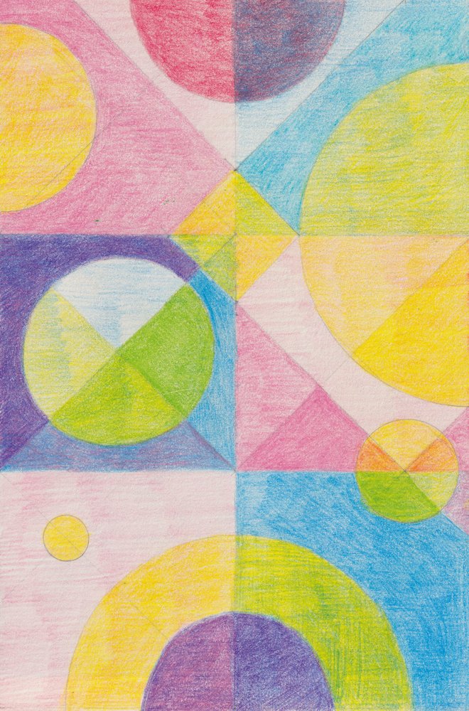 Färgglada geometriska former av Catalina Somolinos