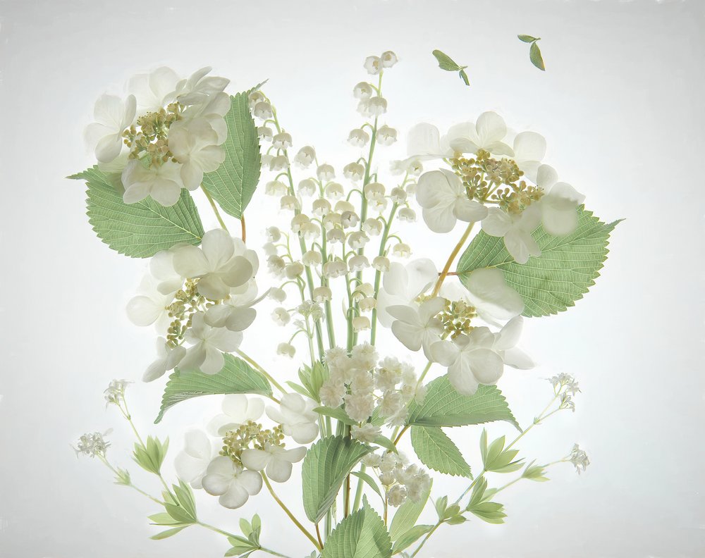 Bukett från White Lily Valley av Catherine Wang