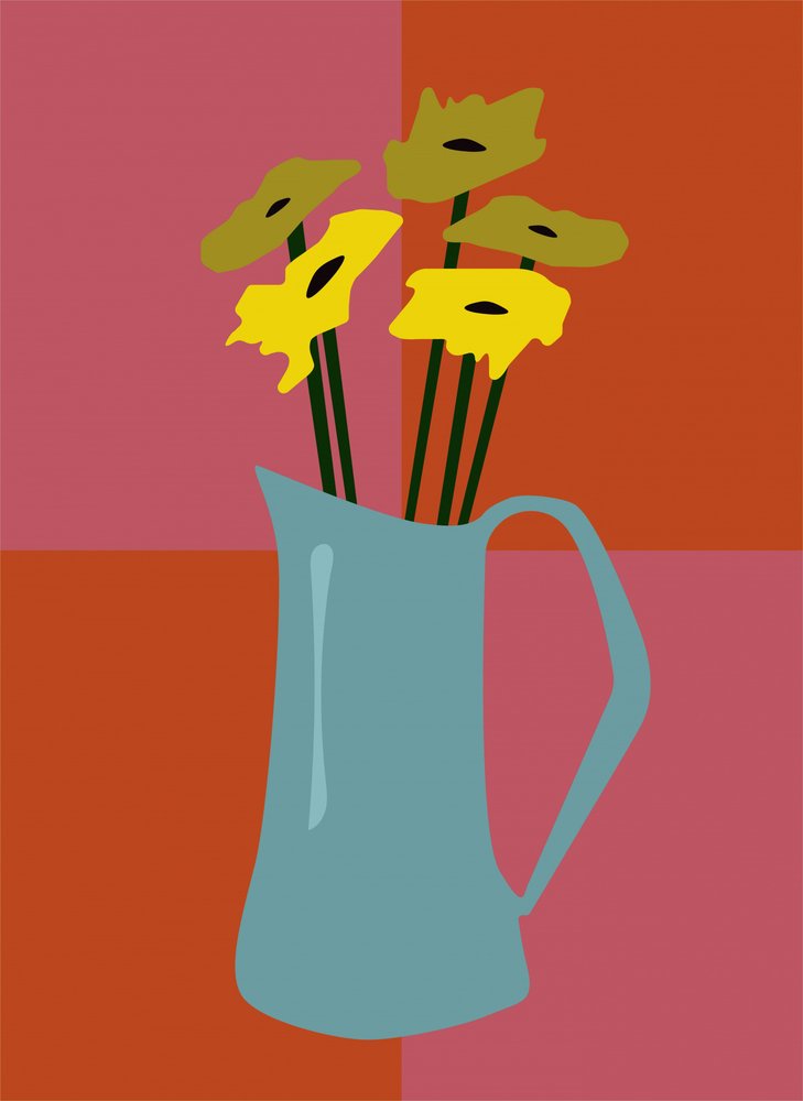 Blommor i vas av Christina Misuro