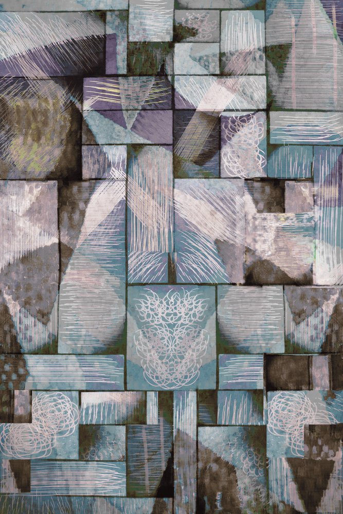 Abstrakt geometrisk ro av Christina Sillen