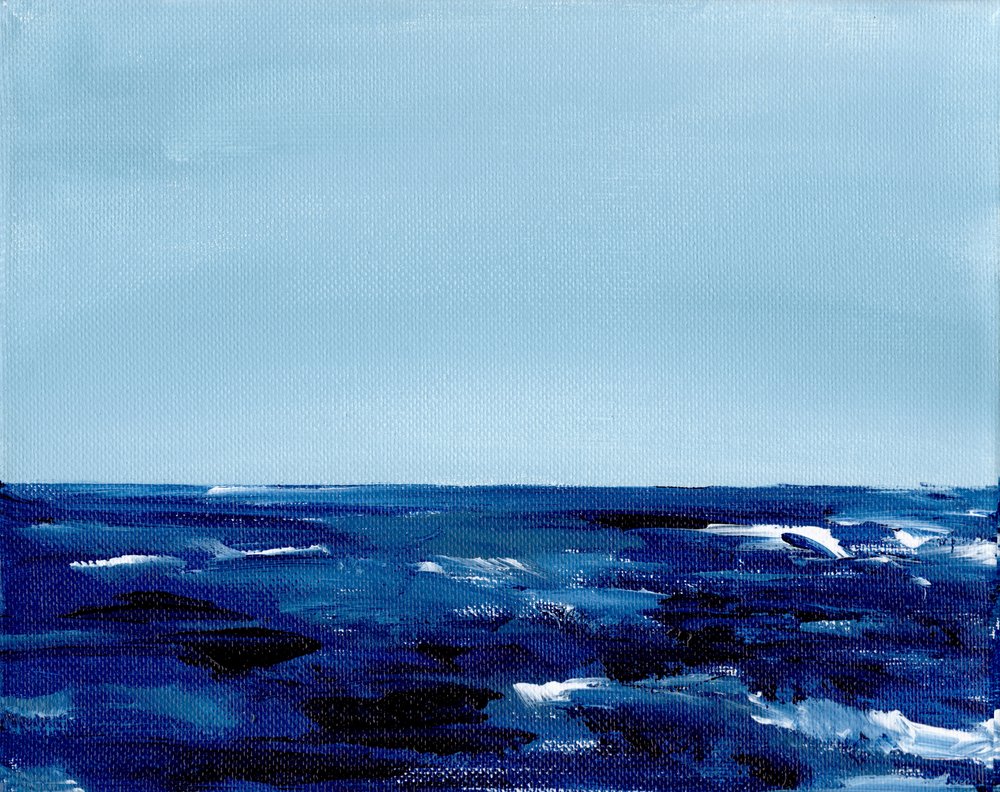Deep Blue Horizon av Christine Lindstrom