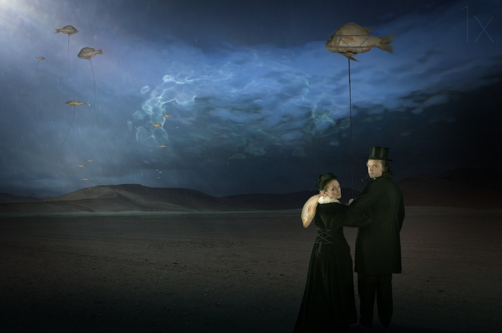 Surrealistisk flygfisk av Christine von Diepenbroek