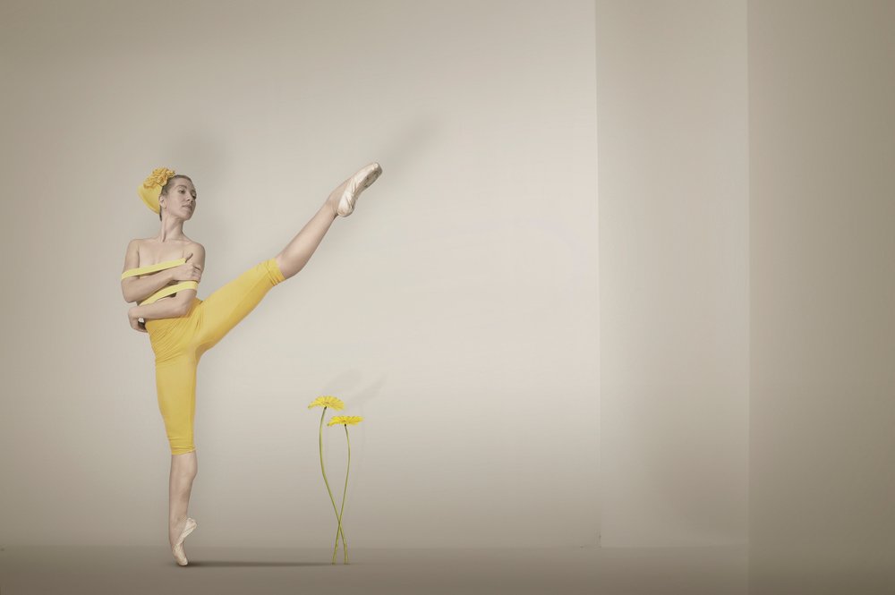 Den gula ballerinan Grace av Christine von Diepenbroek