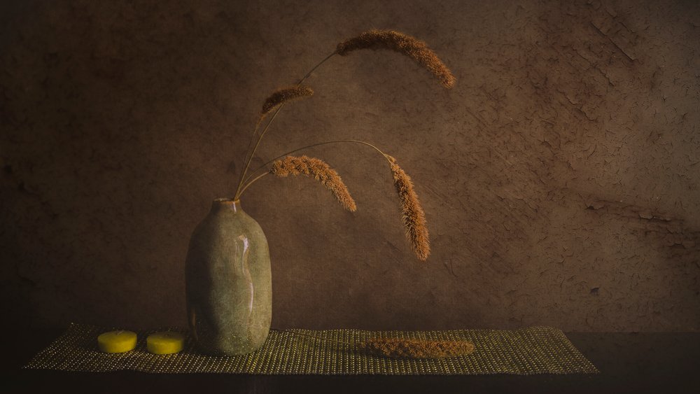 Minimalistiskt botaniskt stilleben av Cicek Kiral