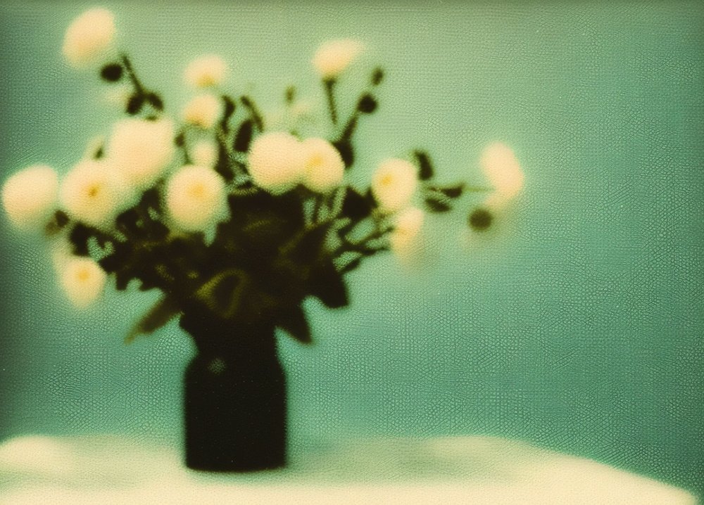 Mjuka vita blommor av Cicero Spin