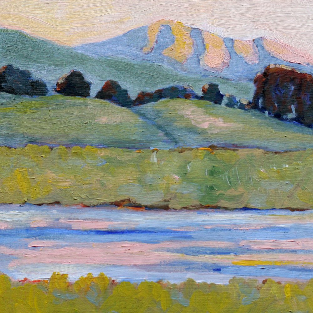 Peaceful River-bergen av Claire Whitehead