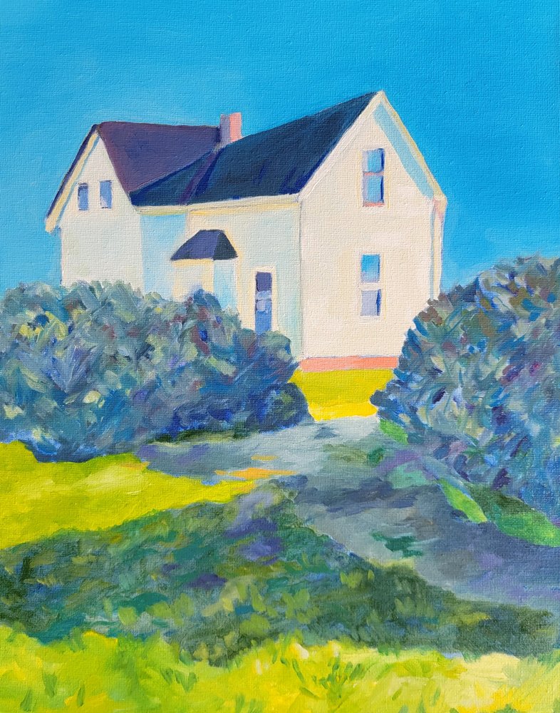 Soligt lanthus av Claire Whitehead