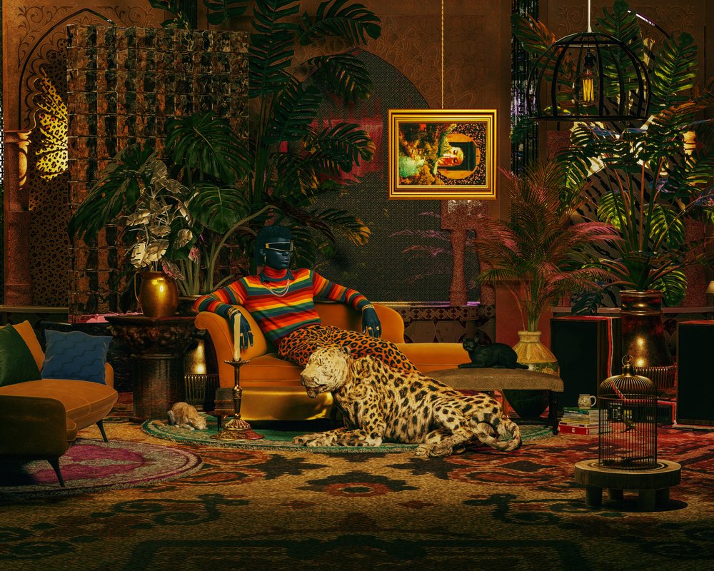 Den lyxiga Leopard Lounge av CosmoZach