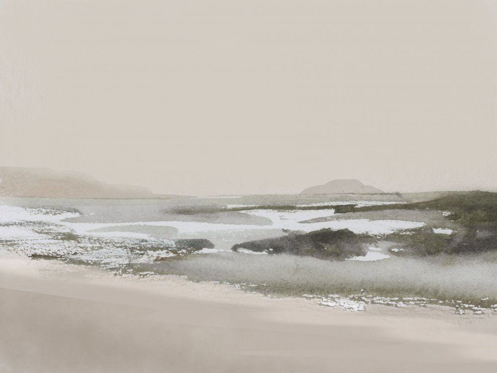 Calm Beach av Dan Hobday