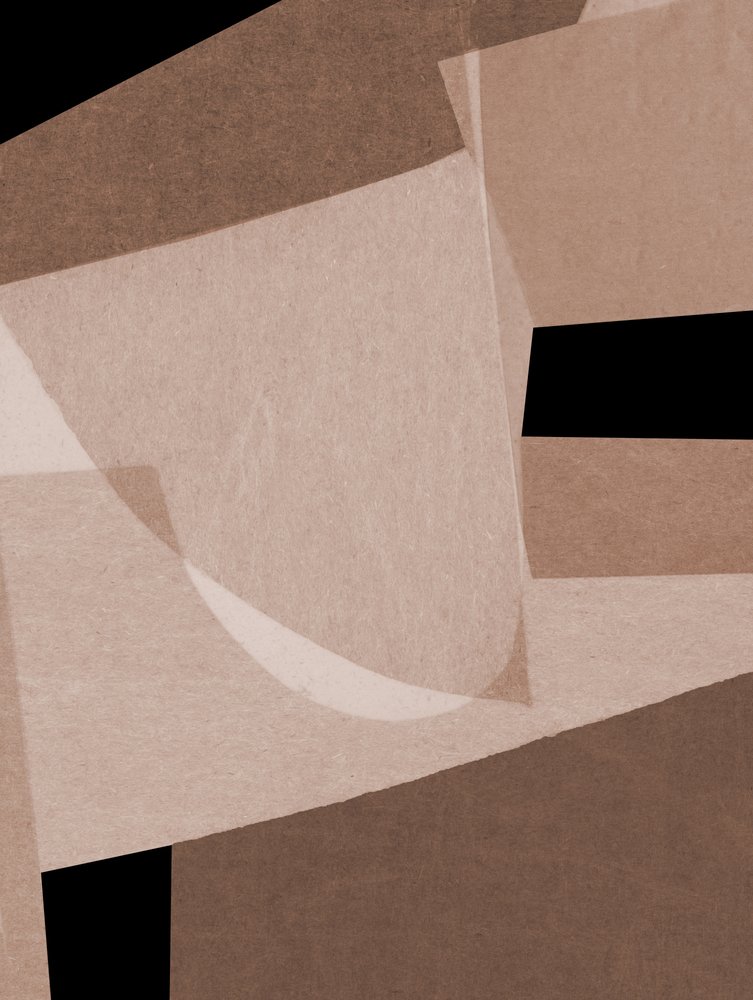 Abstrakt collage av Dan Hobday