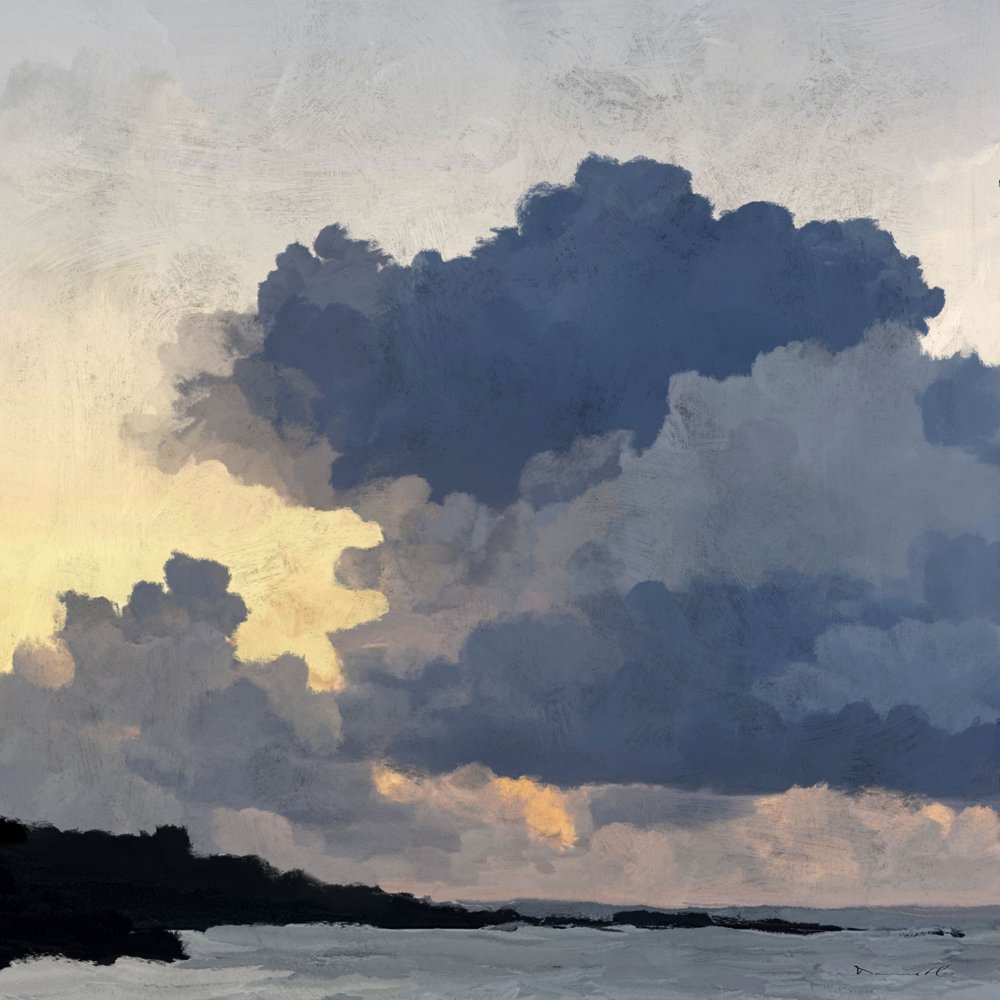 Solnedgången i Porthmeor av Dan Hobday