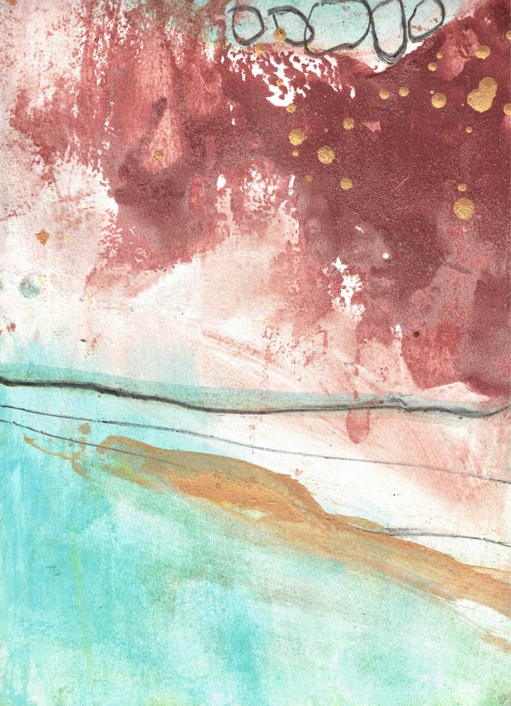 Sammanfattning: ”Serene Gold Flow” av Deb Chaney