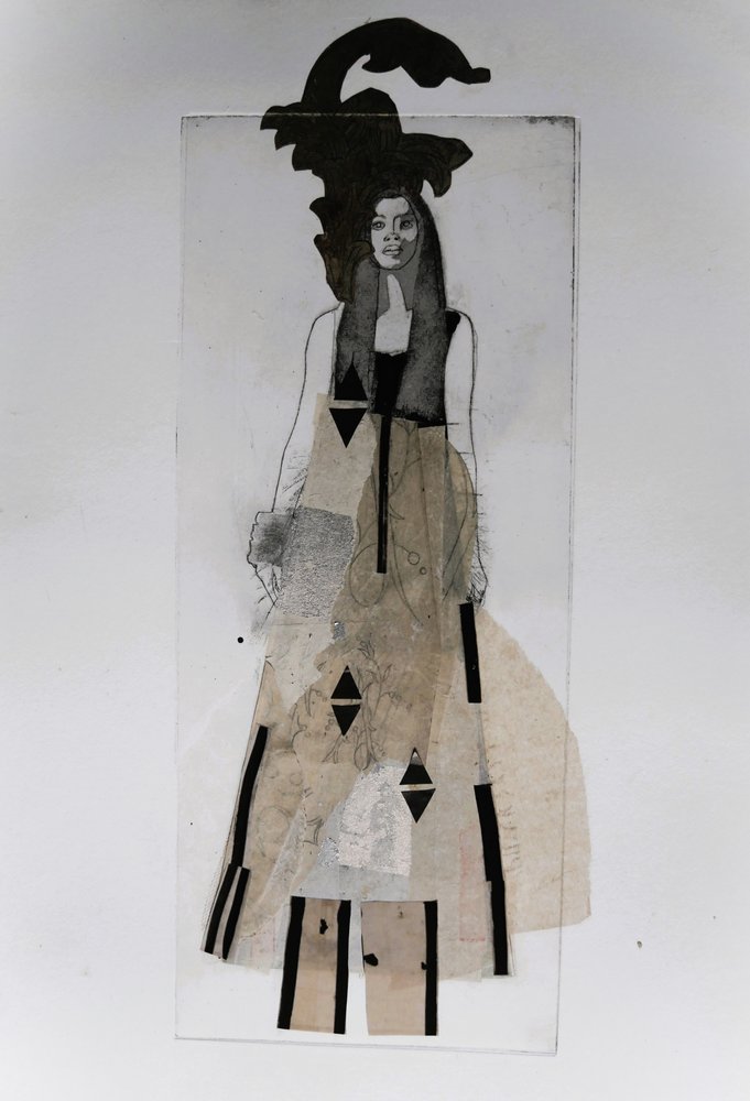 Abstrakt modefigur av Doris Schmitz