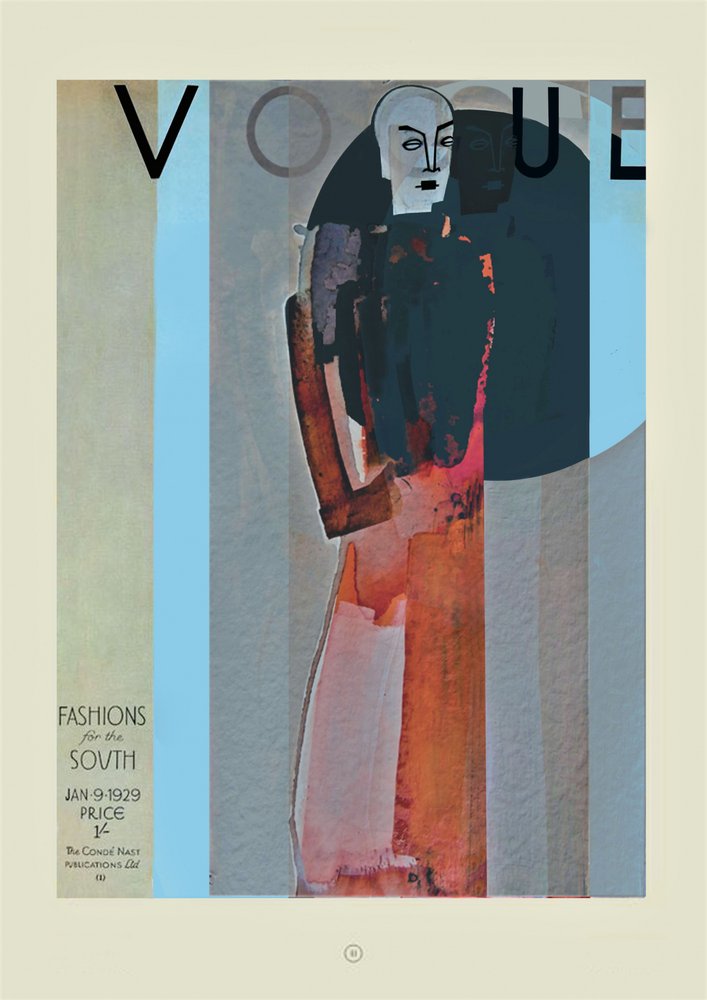 Art déco-mode – kvinna av Doris Schmitz