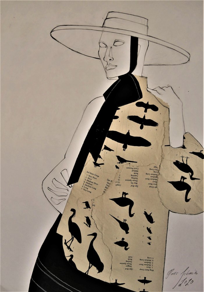 Elegant fågelmode av Doris Schmitz