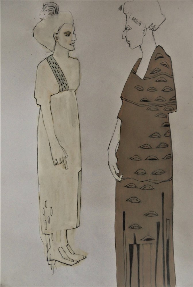 Eleganta modefigurer av Doris Schmitz
