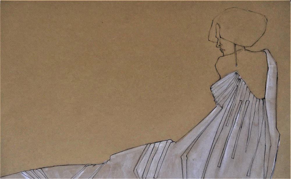 Elegant modesilhuett av Doris Schmitz