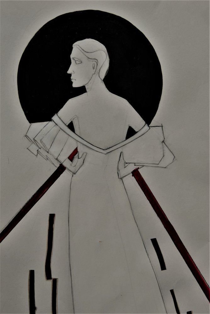 Elegant modesilhuett av Doris Schmitz