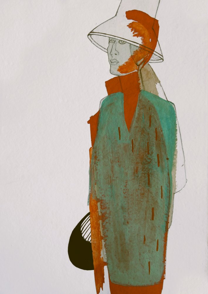 Modern modefigur av Doris Schmitz