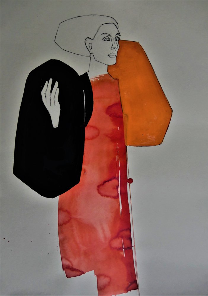 Modern modefigur av Doris Schmitz
