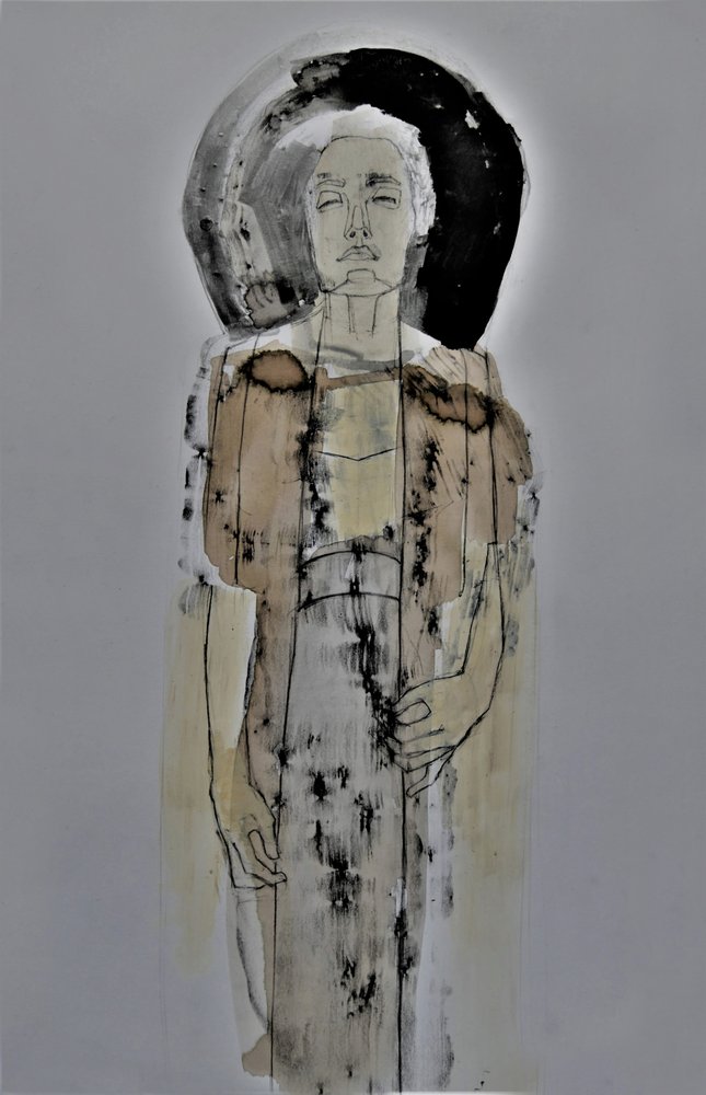 Lugn abstrakt figur av Doris Schmitz