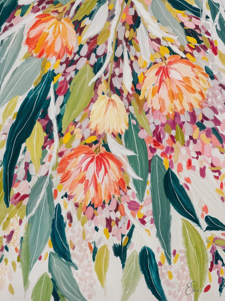 En färgsprakande blomsterkaskad av Edie