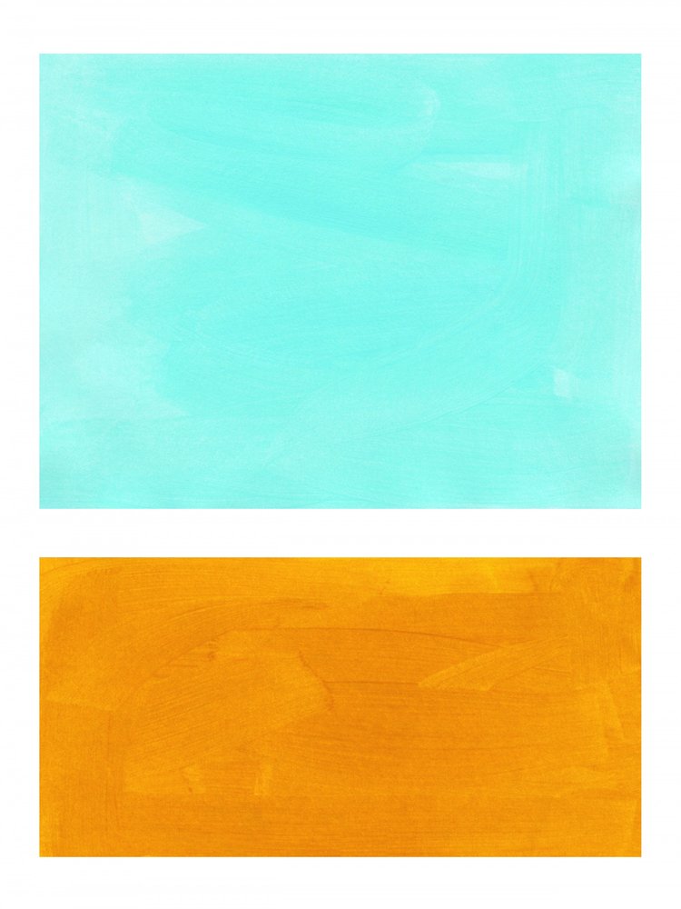 Aqua Orange Texture av Ejaaz Haniff