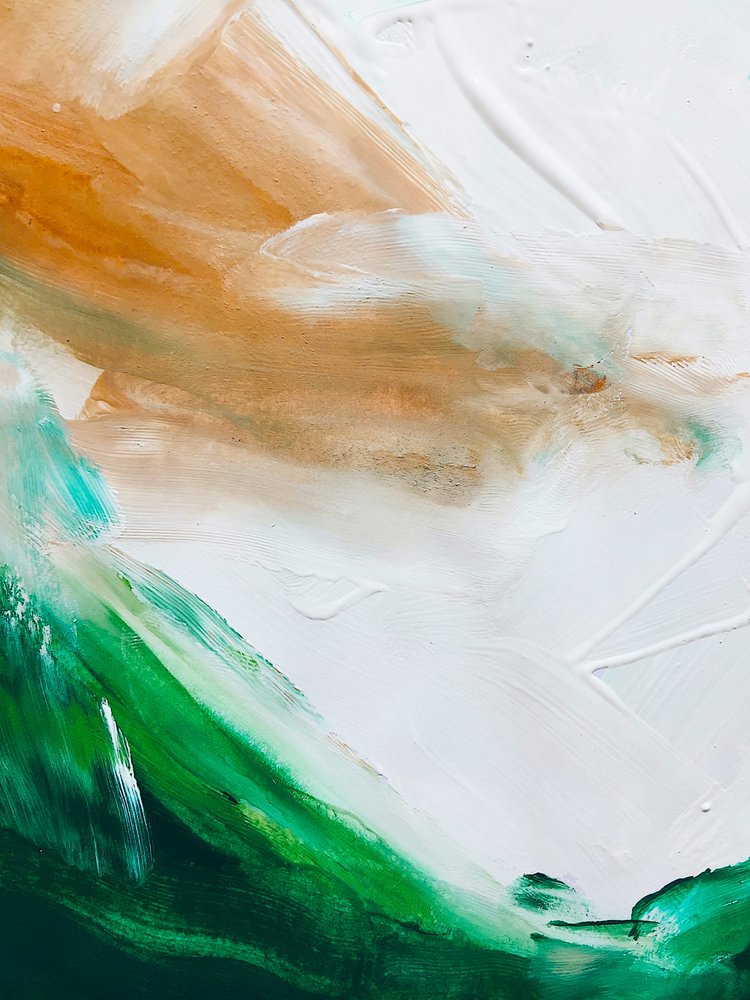 Golden Green Flow av Ejaaz Haniff