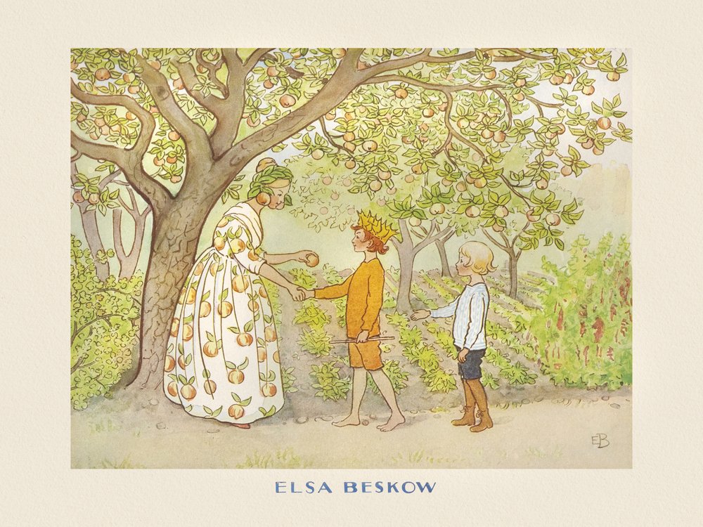 Lasse Liten I Trädgården av Elsa Beskow