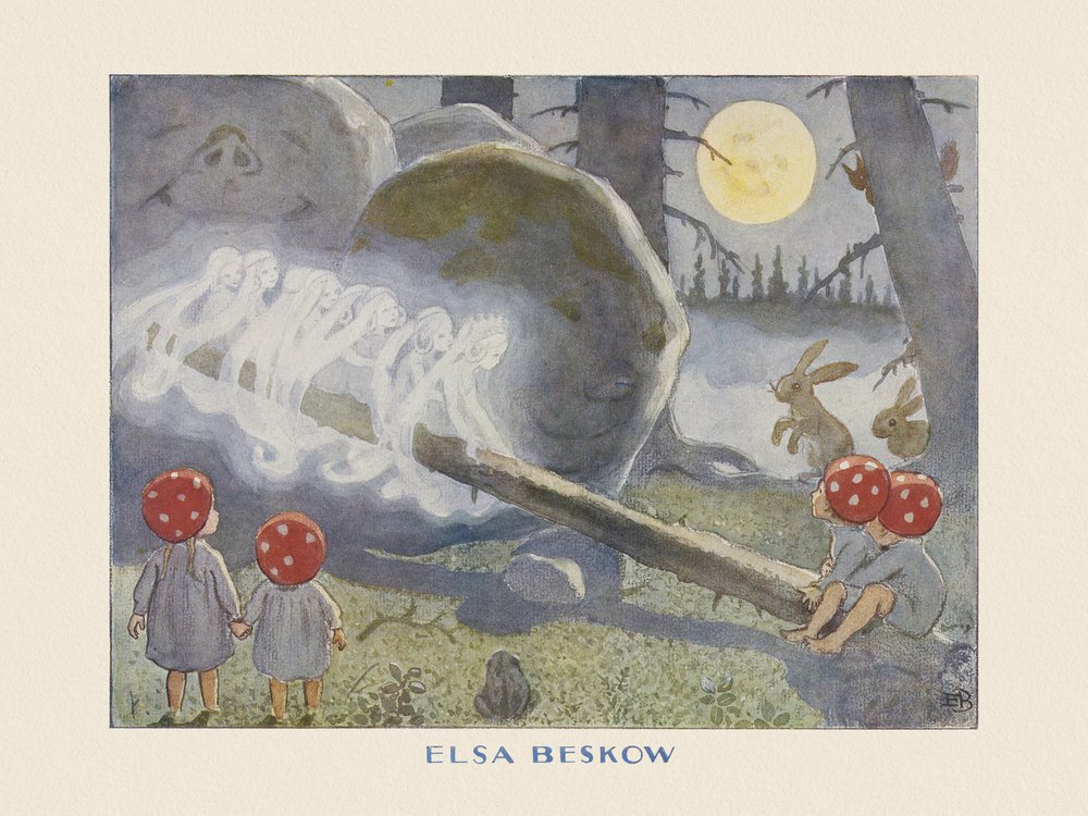 Tomotebobarnen Älvorna av Elsa Beskow