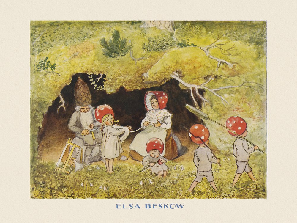 Tomotebobarnen Familjen av Elsa Beskow