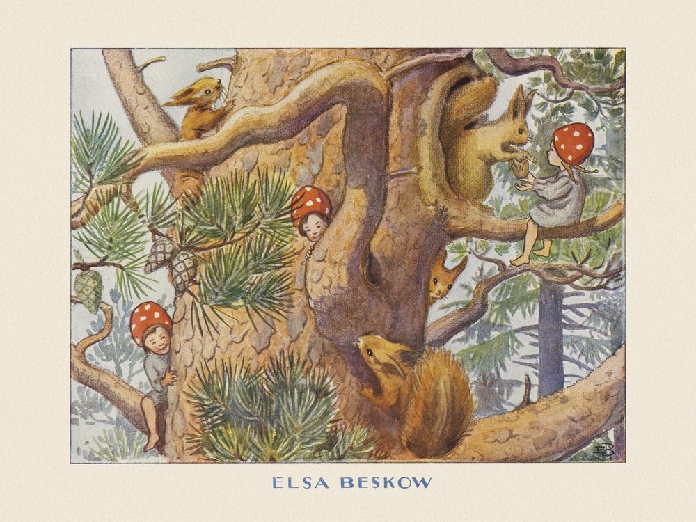Tomtebobarnen  - Trädet av Elsa Beskow