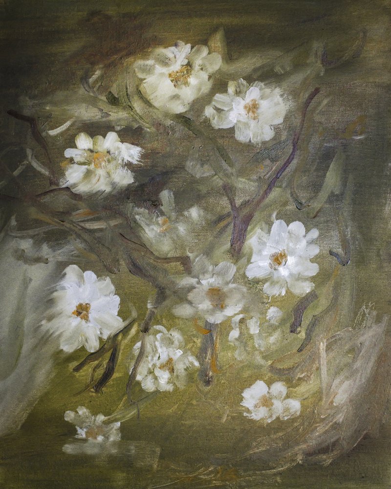 Mjuka vita blommor av Emily Tingey
