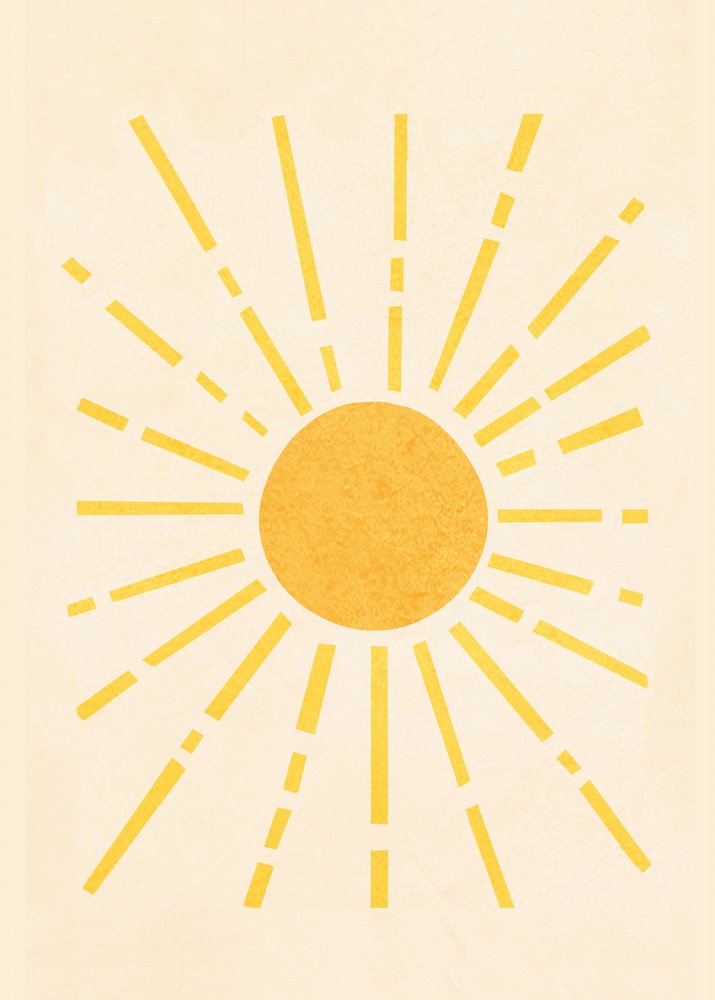Golden Sunburst av Flow Line