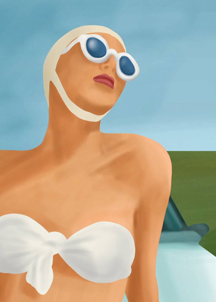 Retro-sommarsimmare av Flow Line