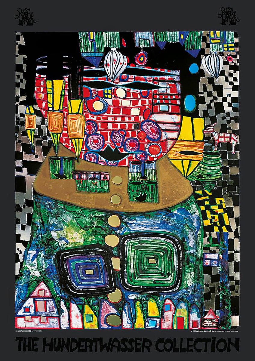 Kungen av Antipoderna av Friedensreich Hundertwasser