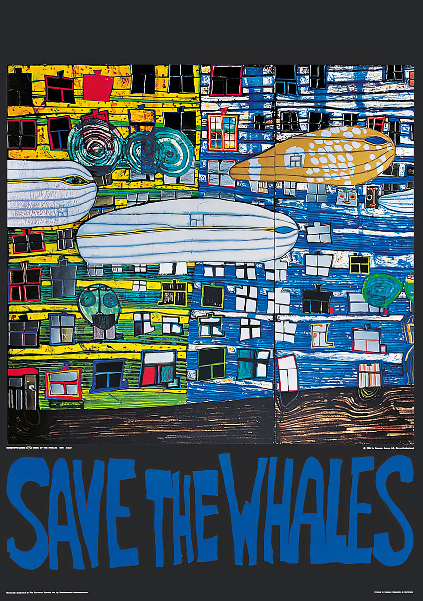 Rädda valarna av Friedensreich Hundertwasser