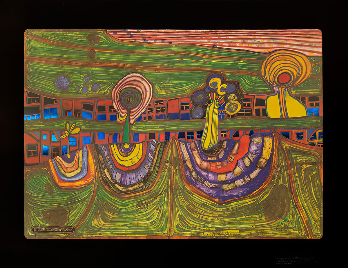 Förortsrad av Friedensreich Hundertwasser