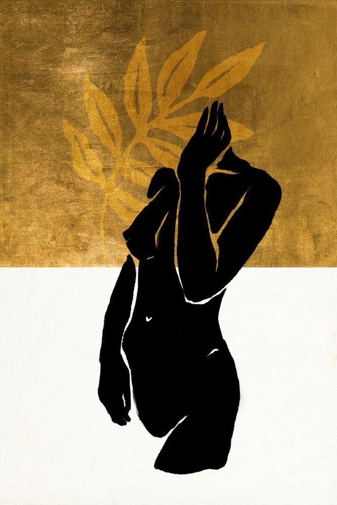 Golden Leaves Naken av Fun Qui