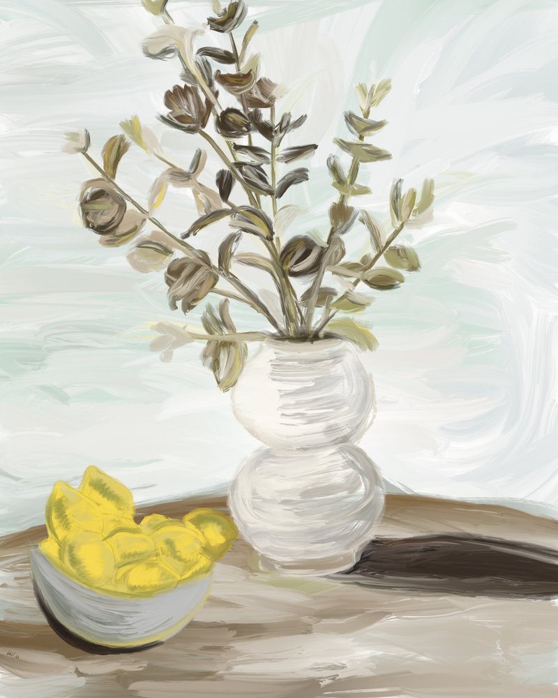 Botaniskt stilleben av GIovanna Gil Alves