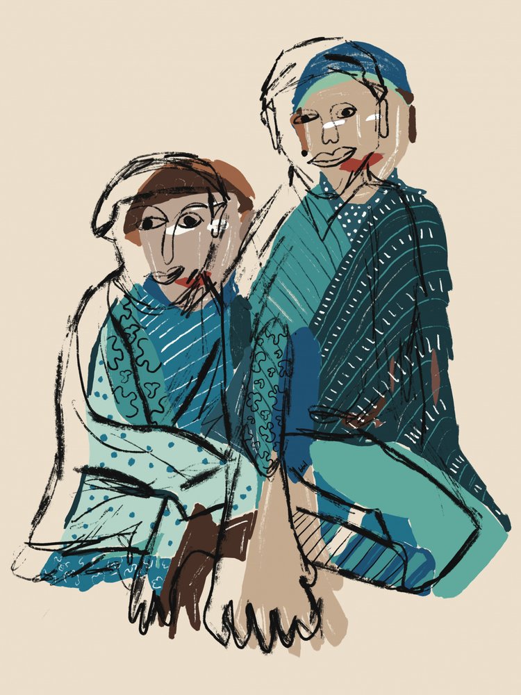 Stilla blå figurer av GIovanna Gil Alves
