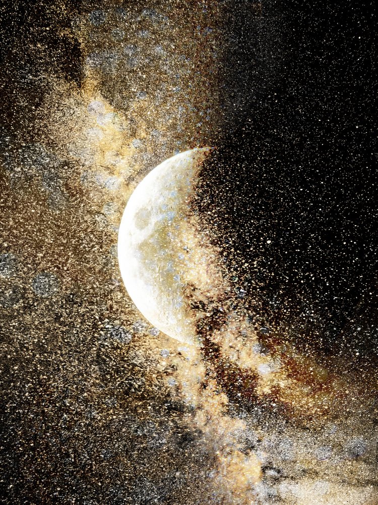 Kosmiskt månstoft av Gemma Bardot