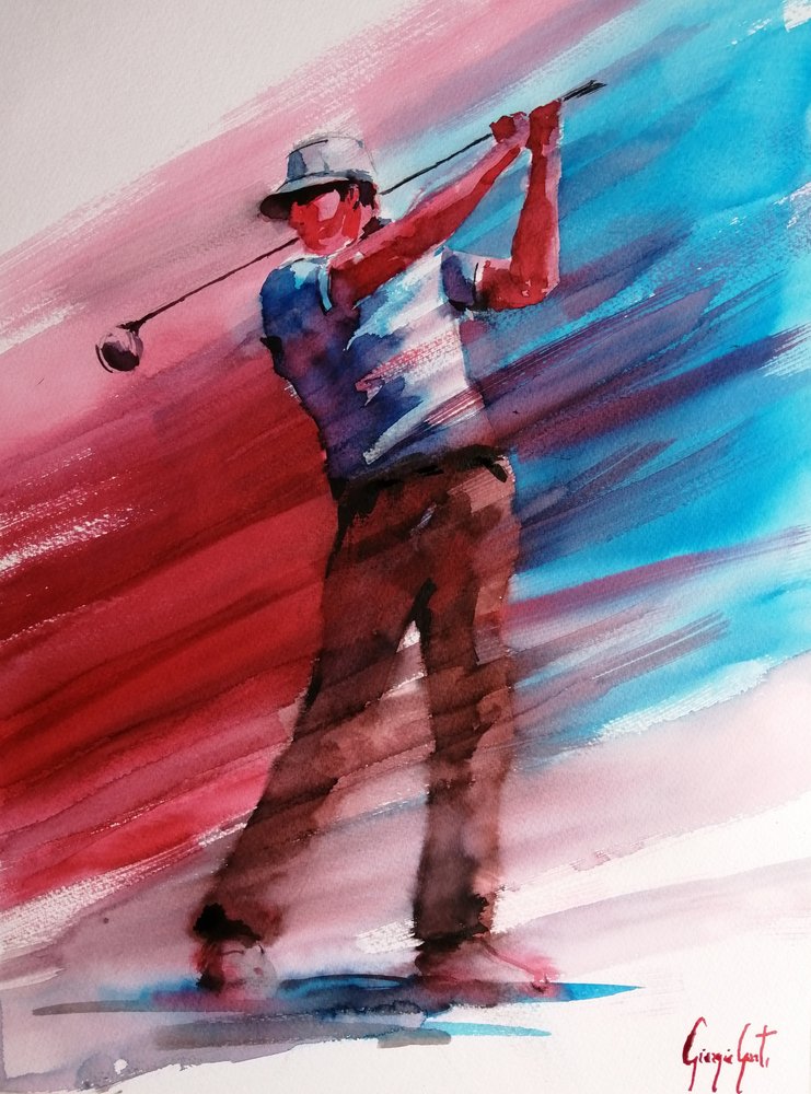 Dynamisk golfsving av Giorgio Gosti